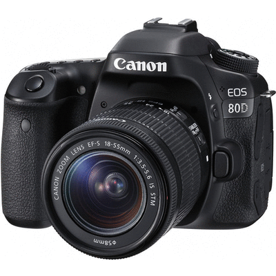Canon EOS 80D 箱付 その他付属品あり 格安レンタル] CANON EOS 80D ダブルズームレンズキット 一眼