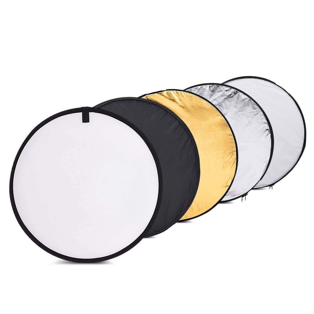 24″ 5-in-1 Collapsible Photography Reflector for $7.49 at Amazon ...