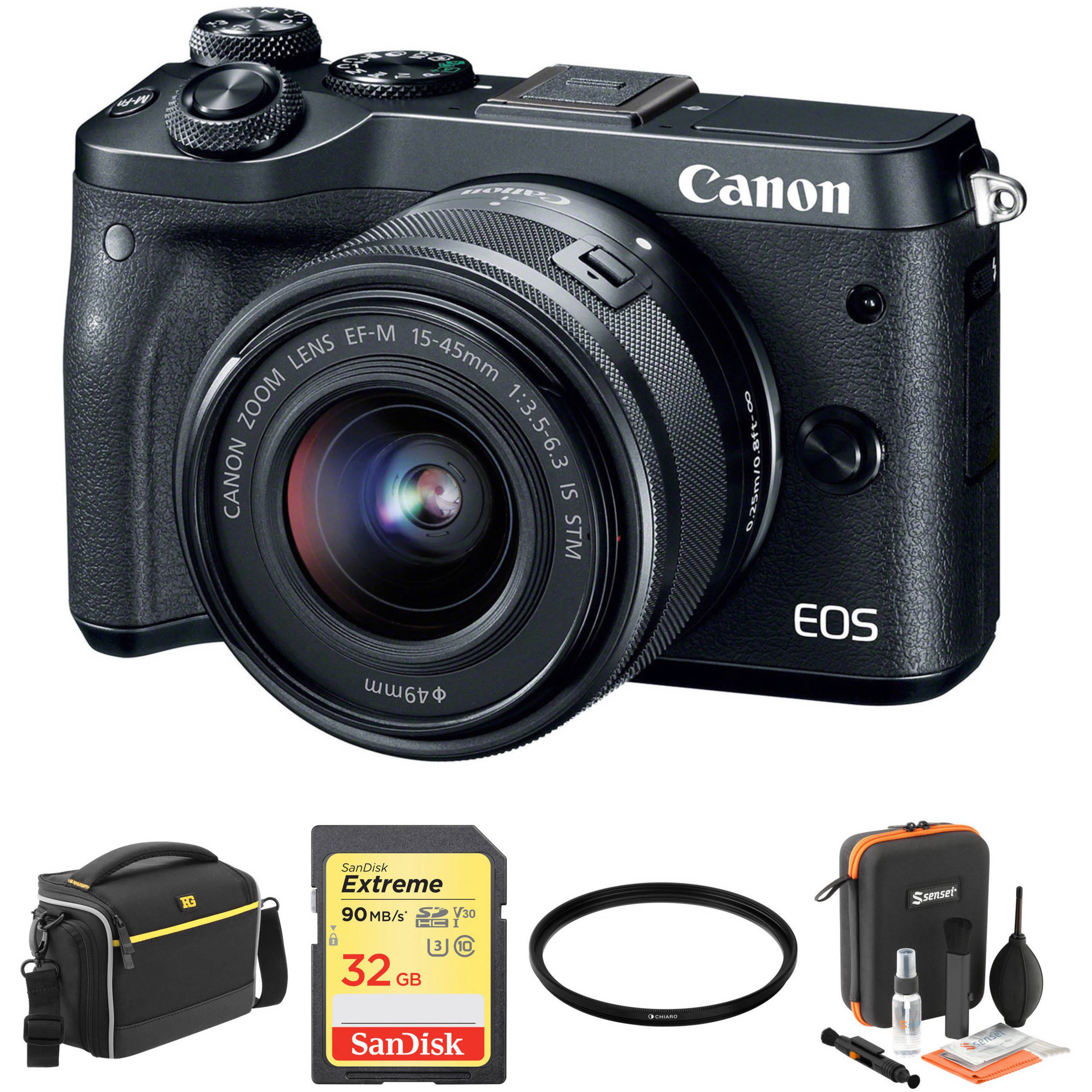 EOS M6 Price Drop M6 Body Bundle Now 349 at B&H Canon Camera and