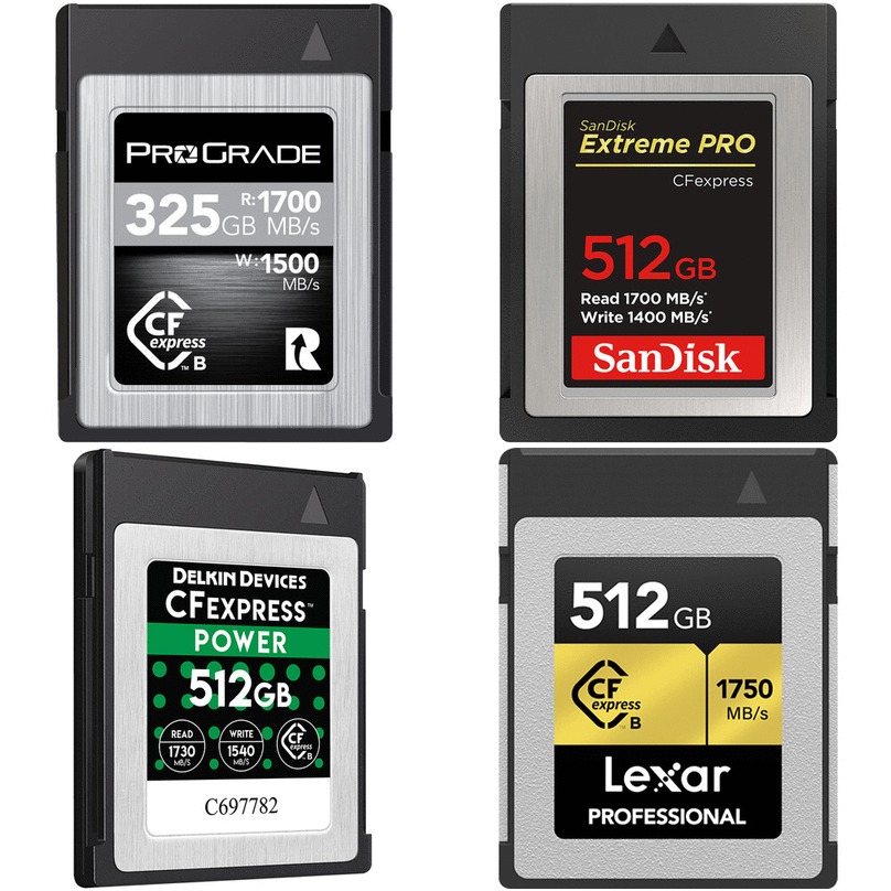 Canon R5 Mark II Compatible Memory Cards