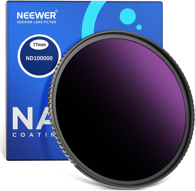 Neutral Density Filter Glass ICE 105mm ND100000 Optical Glass