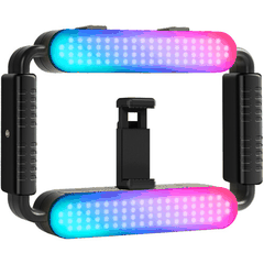 GVM TL15RS RGB Bi-Color Smartphone Video Camera Rig Light